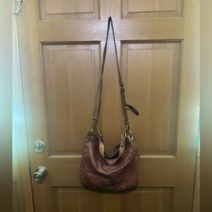 Fossil Brown Leather Shoulder Bag